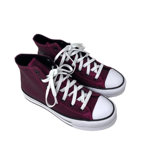 Converse Chuck Taylor Lift Platform SB Shoes Women Kid Canvas Prime Pink A05496C - Picture 3 of 9